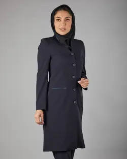 قیمت و خرید مانتو کت و شلوار تک فیونا یقه دلبری | گالری مانتو میرداماد