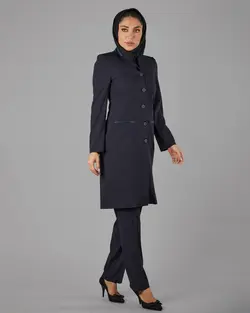 قیمت و خرید مانتو کت و شلوار تک فیونا یقه دلبری | گالری مانتو میرداماد