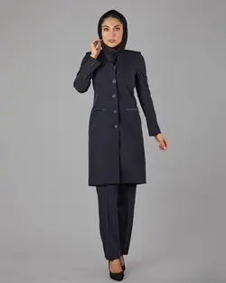 قیمت و خرید مانتو کت و شلوار تک فیونا یقه دلبری | گالری مانتو میرداماد