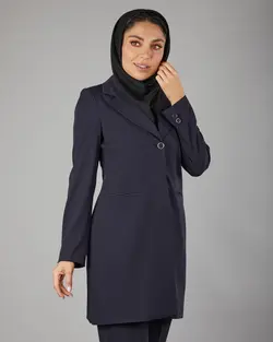 قیمت و خرید مانتو کت و شلوار فیونا تک دکمه | گالری مانتو میرداماد