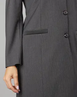 قیمت و خرید مانتو کت و شلوار دیپلمات یقه ساتن | گالری مانتو میرداماد