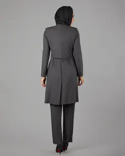 قیمت و خرید مانتو کت و شلوار دیپلمات یقه ساتن | گالری مانتو میرداماد