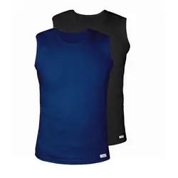 ست شورت و زیرپوش مردانه پنبینه مدل نیم پا آستین حلقه مجموعه 2 عددی