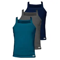 زیرپوش خشتی مردانه تولیدی پاران مدل اقتصادی مجموعه 3 عددی