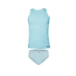 ست شورت و زیرپوش مردانه تولیدی پاران مدل اقتصادی 102