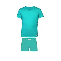 ست شورت و زیرپوش مردانه پنبینه مدل صادراتی