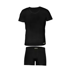 ست شورت و زیرپوش مردانه تولیدی پاران مدل 4785 مجموعه 3 عددی