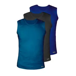 ست شورت و زیرپوش مردانه تولیدی پاران مدل پادار آستین حلقه مجموعه 3 عددی