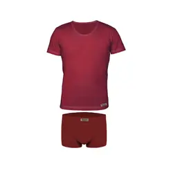 ست شورت و زیرپوش مردانه تولیدی پاران مدل صادراتی مجموعه 2 عددی