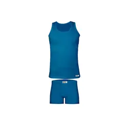 ست شورت و زیرپوش پسرانه تولیدی پاران مدل نخ پنبه خالص صادراتی مجموعه 2 عددی