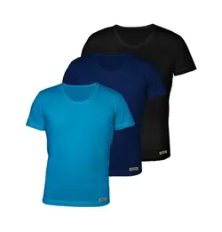 زیرپوش آستین دار مردانه تولیدی پاران مدل صادراتی نخ پنبه خالص مجموعه 3 عددی