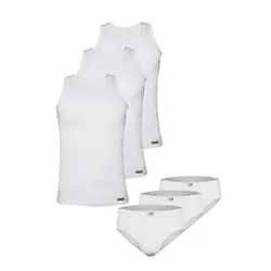 ست شورت و زیرپوش مردانه تولیدی پاران مدل صادراتی مجموعه 3 عددی