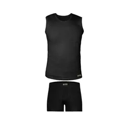 ست شورت و زیرپوش مردانه تولیدی پاران مدل 03 مجموعه 2 عددی