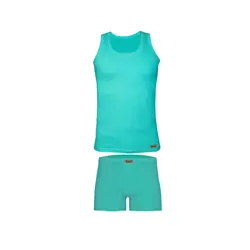 ست شورت و زیرپوش مردانه تولیدی پاران مدل صادراتی مجموعه 3 عددی