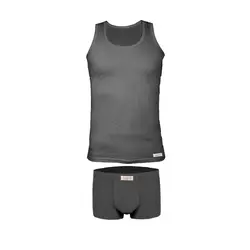 ست شورت و زیرپوش مردانه تولیدی پاران مدل صادراتی مجموعه 2 عددی