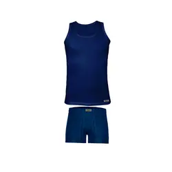 ست شورت و زیرپوش مردانه تولیدی پاران مدل صادراتی مجموعه 3 عددی