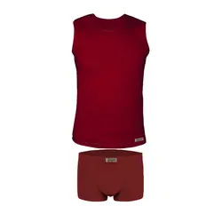 ست شورت و زیرپوش مردانه تولیدی پاران مدل 01 مجموعه 3 عددی