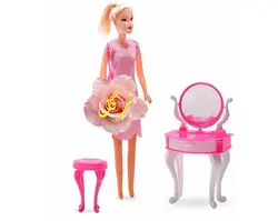 عروسک باربی با میز آرایشی