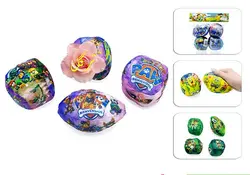 توپ آپارتمانی سايز کوچک طرح دار بسته چهار عددی نرم و کیفیت عالی - اسباب بازی ترگل