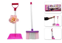 ست جارو و خاک انداز کودک سایز بزرگ - اسباب بازی ترگل