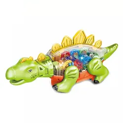 دايناسور چرخ دنده سه بعدی موزيكال چراغدار - اسباب بازی ترگل