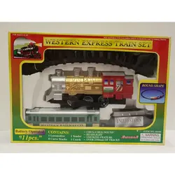 اسباب بازی قطار الكتريكی دود دهنده ریلی مدل کلاسیک - اسباب بازی ترگل