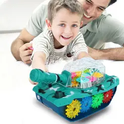 اسباب بازی تانک چرخ دنده ای موزیکال چراغدار - اسباب بازی ترگل