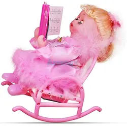 عروسك بچه فرشته كتابخوان باصندلی موزيكال حركتی - اسباب بازی ترگل