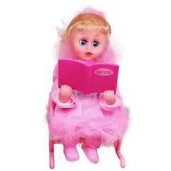 عروسك بچه فرشته كتابخوان باصندلی موزيكال حركتی - اسباب بازی ترگل