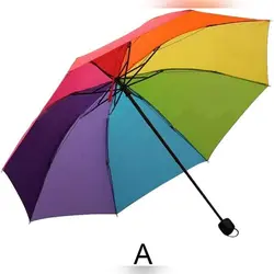 چتر رنگین کمانی تاشو کاملاً دستی ضد آب با کیفیت وارداتی - اسباب بازی ترگل