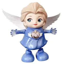 عروسک بچه فرشته موزیکال زیبا چراغدار - اسباب بازی ترگل