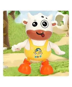 عروسک گاو بامزه موزیکال با رقص نور رقصنده - اسباب بازی ترگل