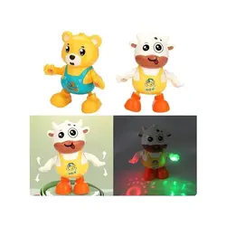 عروسک گاو بامزه موزیکال با رقص نور رقصنده - اسباب بازی ترگل