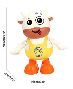 عروسک گاو بامزه موزیکال با رقص نور رقصنده - اسباب بازی ترگل