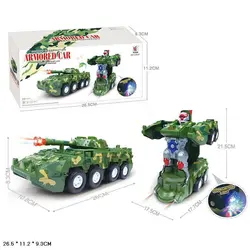 اسباب بازی تانک تبدیل شونده به ربات موزیکال - اسباب بازی ترگل