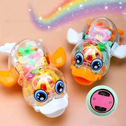 اسباب بازی اردک چرخ دنده ای موزیکال چراغدار - اسباب بازی ترگل