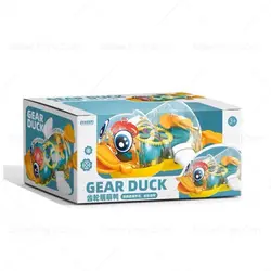 اسباب بازی اردک چرخ دنده ای موزیکال چراغدار - اسباب بازی ترگل