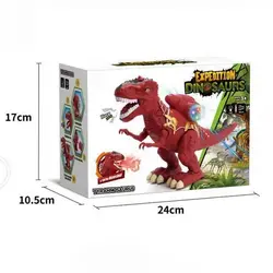 اسباب بازی دایناسور موزیکال رقص نور دودزا (بخارساز) - اسباب بازی ترگل