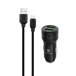 شارژر فندکی  LENYES CA866 2USB