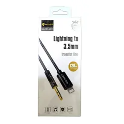 کابل صدا LENYES آیفون LIGHTNING به AUX 3.5 مدل AX99