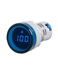 چراغ سیگنال آمپرمتر AC گرد 100-0 JBH همراه CT | آدوین الکتریک