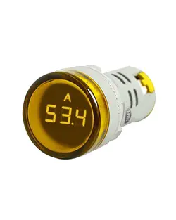 چراغ سیگنال آمپرمتر AC گرد 100-0 JBH همراه CT | آدوین الکتریک