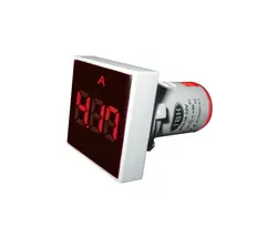 چراغ سیگنال آمپرمتر AC مربع 100-0 JBH همراه CT | آدوین الکتریک