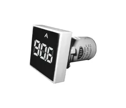 چراغ سیگنال آمپرمتر AC مربع 100-0 JBH همراه CT | آدوین الکتریک