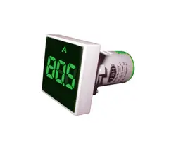 چراغ سیگنال آمپرمتر AC مربع 100-0 JBH همراه CT | آدوین الکتریک