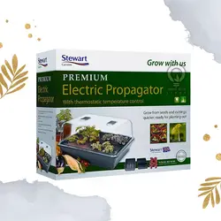 کلون باکس گرین هوس هیتر دار قابل تنظیم ابعاد 52X42X28 سانتی متر | Temperature Adjustable Heated Mini Greenhouse 52X42X28cm