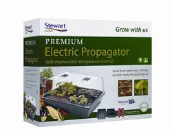 کلون باکس گرین هوس هیتر دار قابل تنظیم ابعاد 52X42X28 سانتی متر | Temperature Adjustable Heated Mini Greenhouse 52X42X28cm