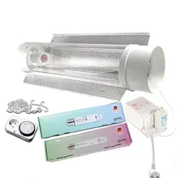 ست لامپ رشد گیاه کول تیوب 400 وات دوره رشد و دوره گلدهی ای یو وی ال | AUVL 400w CoolTube Grow/Bloom Set