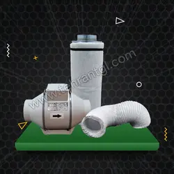 پکیج فیلتر کربن 40 سانتی دهانه 15 جاکوب به همراه فن بین کانالی دمنده VLN-15C2S