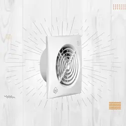 هواکش 15 سانتی متری لوله ای توربو چراغدار خزرفن مدل ET-150-2